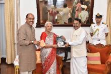 Hon'ble Governor of Uttar Pradesh called on Hon'ble Governor at Raj Bhavan, Goa.