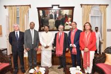 H.E. Mr. Paulo Rangel, Minister of State and Foreign Affairs of Portugal called on Hon'ble Governor at Raj Bhavan Goa.