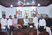 Shri Jathothu Hussain, Member National Commission for Scheduled Tribes New Delhi Called On Hon'ble Governor At Raj Bhavan.