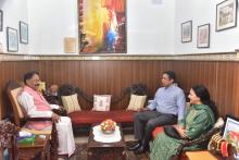 Justice Bechu Kurian Thomas, Judge of the High Court of Kerala Called On Hon'ble Governor At Raj Bhavan.