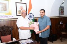 Mr. Utpal Parrikar Called On Hon'ble Governor At Raj Bhavan.